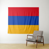 Vlag van Armenië Wandkleed (In Situ (horizontaal))
