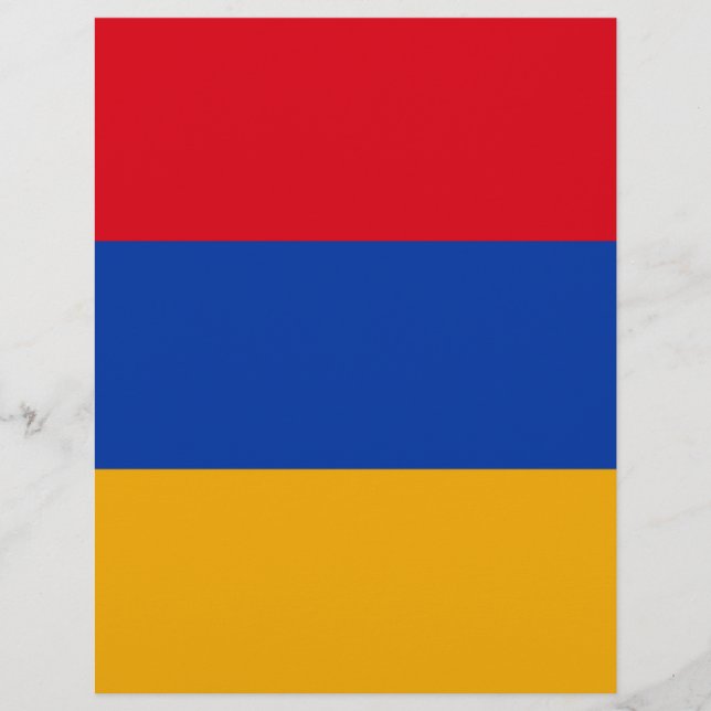 Vlag van Armenië - Yeraguyn (Voorkant)
