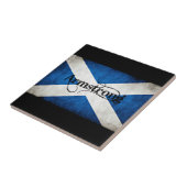 vlag van armstrong grunge tegeltje (Zijkant)