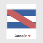 Vlag van Artigas Sticker (Vel)