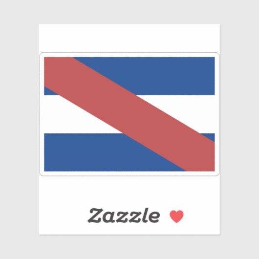 Vlag van Artigas Sticker (Vel)