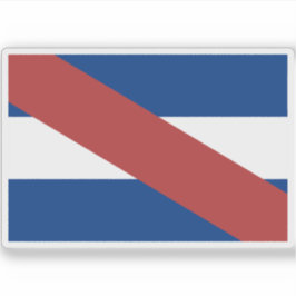 Vlag van Artigas Sticker