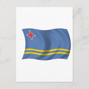 Vlag van Aruba Briefkaart