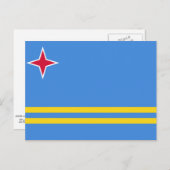 Vlag van Aruba Briefkaart (Voorkant / Achterkant)