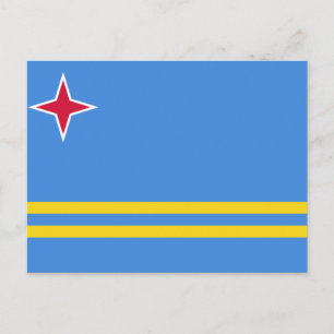 Vlag van Aruba Briefkaart