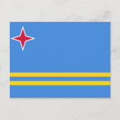 Vlag van Aruba Briefkaart (Voorkant)