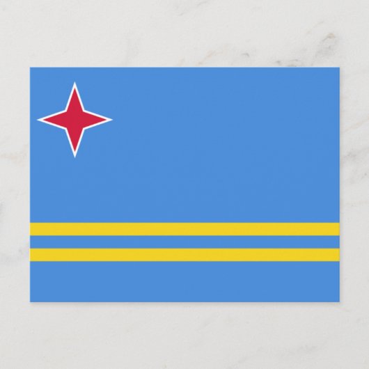 Vlag van Aruba Briefkaart (Voorkant)