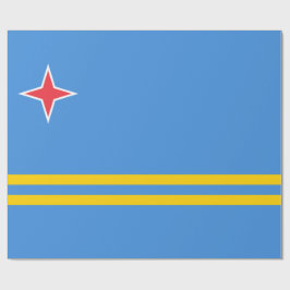 Vlag van Aruba Cadeaupapier