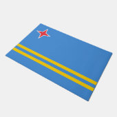 Vlag van Aruba Deurmat (Schuin)