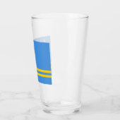 Vlag van Aruba Glas (Links)