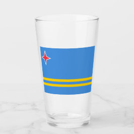 Vlag van Aruba Glas