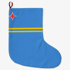 Vlag van Aruba Grote Kerstsok
