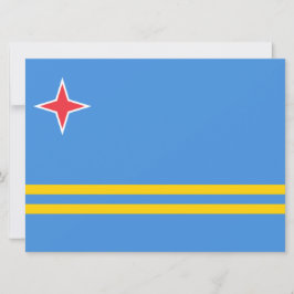 Vlag van Aruba Kaart