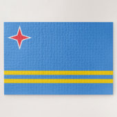 Vlag van Aruba Legpuzzel (Horizontaal)