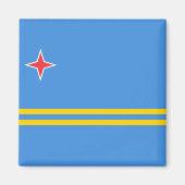 Vlag van Aruba Magneet (Voorkant)