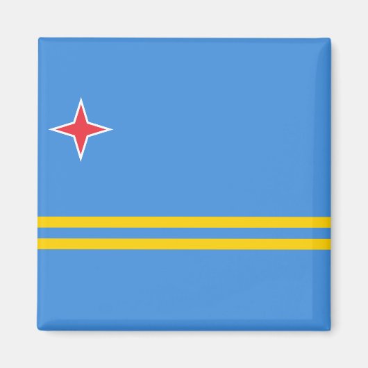 Vlag van Aruba Magneet (Voorkant)