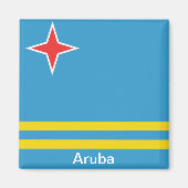 Vlag van Aruba Magneet (Voorkant)