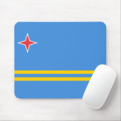 Vlag van Aruba Muismat (Met muis)
