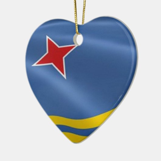 Vlag van Aruba Ornament (Links)