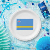 Vlag van Aruba Papieren Bordje (Feest)