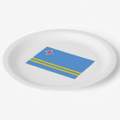 Vlag van Aruba Papieren Bordje (Gekanteld)