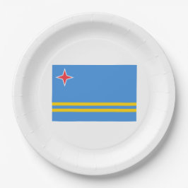 Vlag van Aruba Papieren Bordje