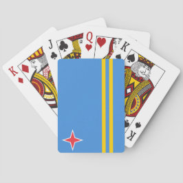 Vlag van Aruba Pokerkaarten
