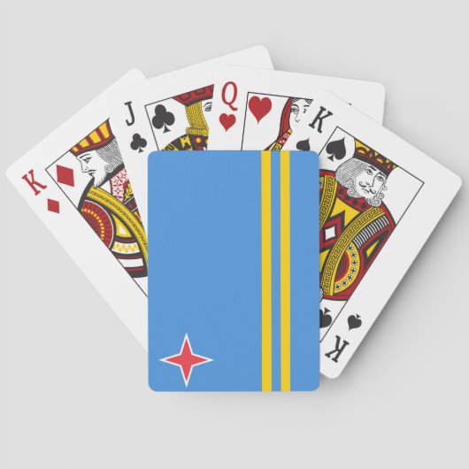 Vlag van Aruba Pokerkaarten (Achterkant)
