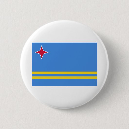 Vlag van Aruba Ronde Button 5,7 Cm (Voorkant)
