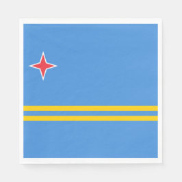 Vlag van Aruba Servet