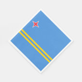 Vlag van Aruba Servet (Hoek)