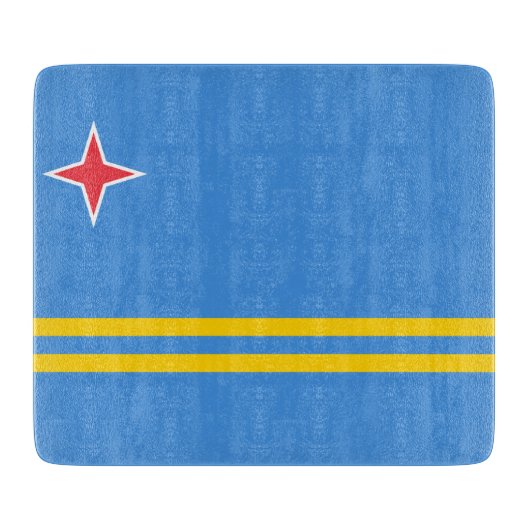 Vlag van Aruba Snijplank (Voorkant)