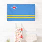 Vlag van Aruba Spandoek (Insitu)