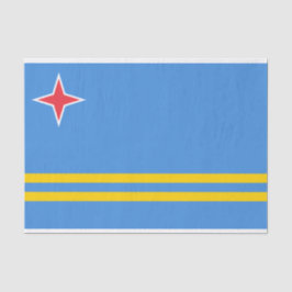 Vlag van Aruba Tissuepapier