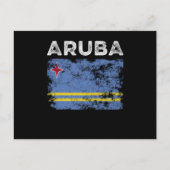 Vlag van Aruba verergerd - Vlag van Aruban Briefkaart (Voorkant)