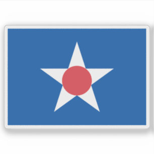 Vlag van Asahikawa, Hokkaido, Japan Sticker
