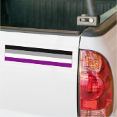 VLAG VAN ASEXUELE TROTS BUMPERSTICKER (Op Truck)