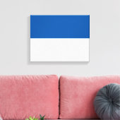 Vlag van Assen Canvas Afdruk (Insitu (Woonkamer))