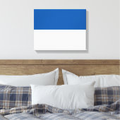 Vlag van Assen Canvas Afdruk (Insitu (Slaapkamer))