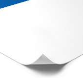 Vlag van Assen Poster (Hoek)