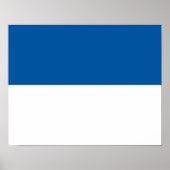 Vlag van Assen Poster (Voorkant)
