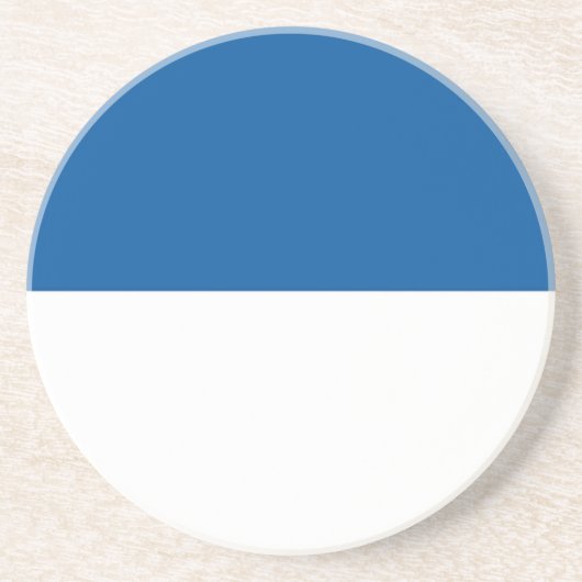 Vlag van Assen Zandsteen Onderzetter (Voorkant)