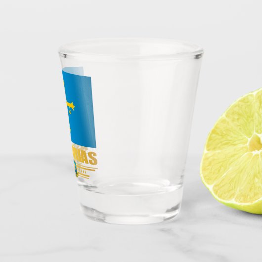 Vlag van Asturië Shot Glas (Rechts)