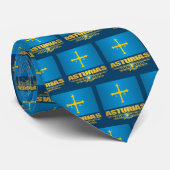 Vlag van Asturië Stropdas (Opgerold)