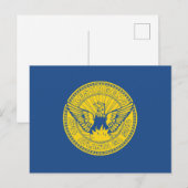 Vlag van Atlanta, Georgia Briefkaart (Voorkant / Achterkant)