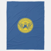 Vlag van Atlanta, Georgia Fleece Blanket (Voorkant)