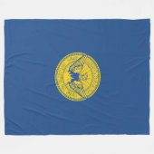 Vlag van Atlanta, Georgia Fleece Blanket Deken (Voorkant (Horizontaal))