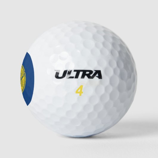 Vlag van Atlanta, Georgia Golf Balls Golfballen (Logo)