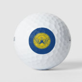 Vlag van Atlanta, Georgia Golf Balls Golfballen (Voorkant)