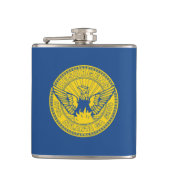 Vlag van Atlanta, Georgia Hip Flask Heupfles (Voorkant)